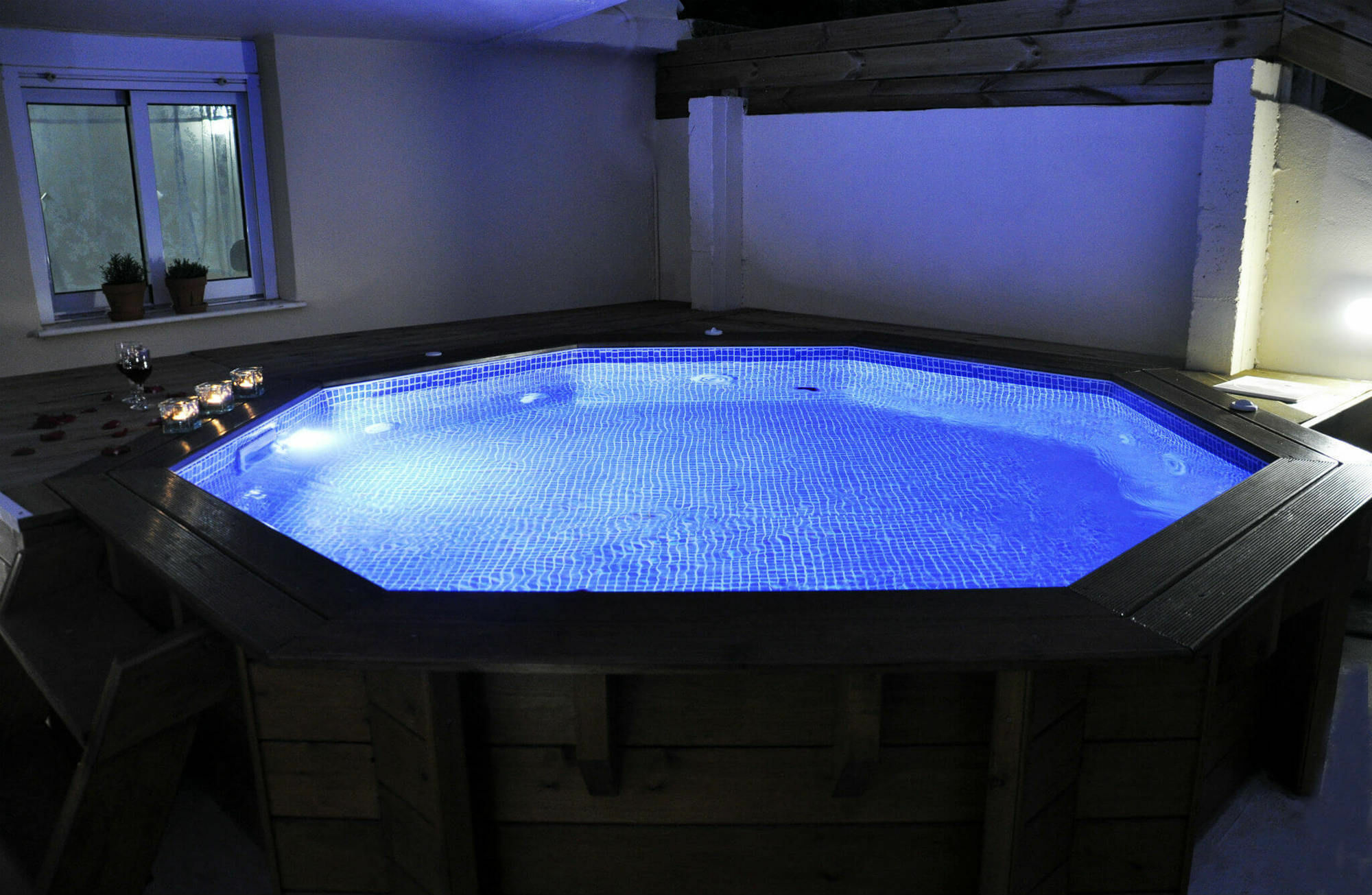 Villa Lakki Heated Round Pool Jacuzzi Lákkoi Esterno foto