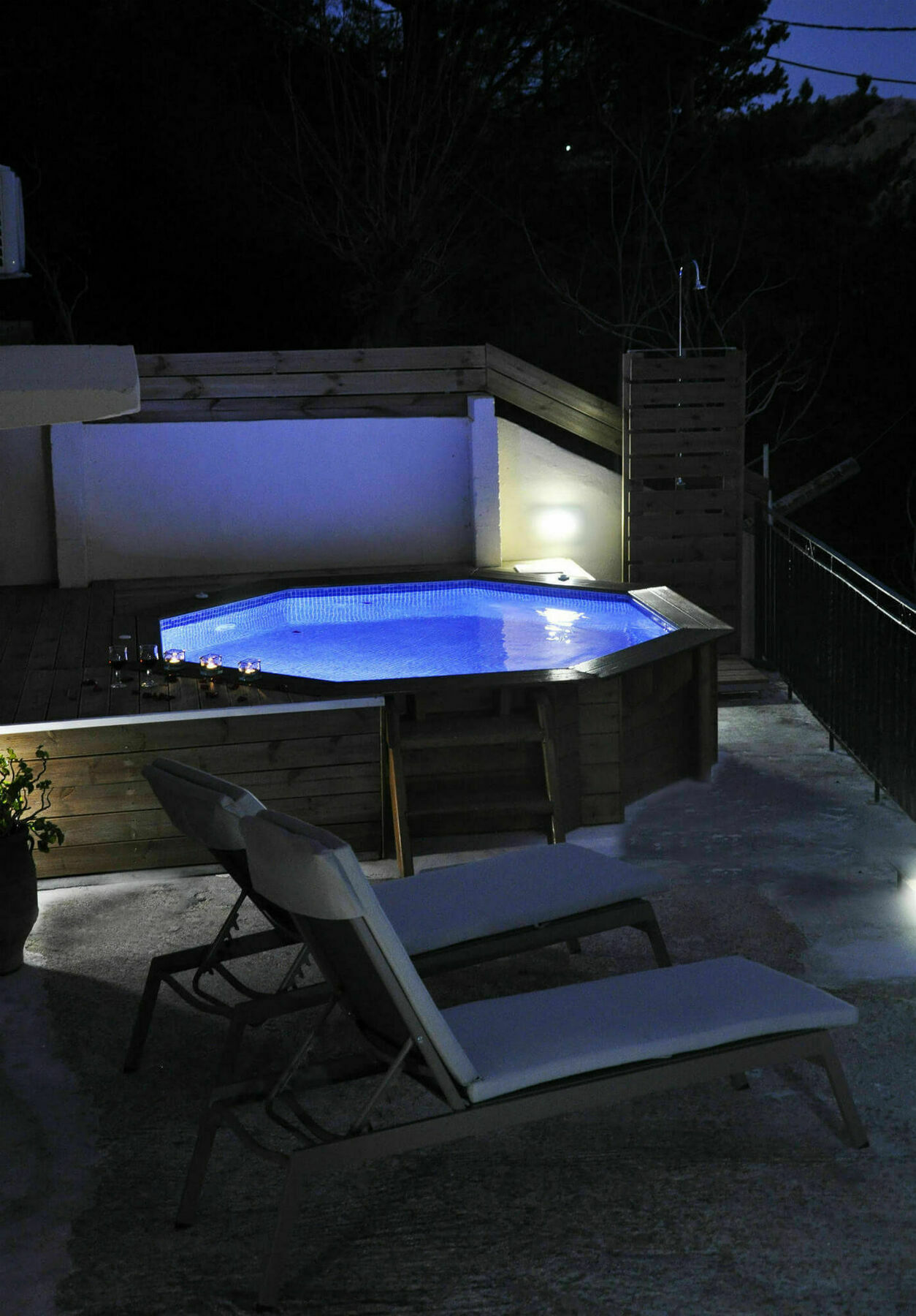 Villa Lakki Heated Round Pool Jacuzzi Lákkoi Esterno foto